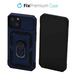 FixPremium - Maska CamShield za iPhone 13 & 14, plava