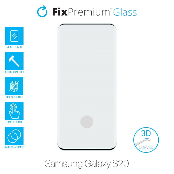 FixPremium Glass - Kaljeno staklo za Samsung Galaxy S20