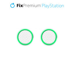 FixPremium - Kapice za držanje kontrolera PS4/PS5 - Set od 2 komada, prozirno zelene