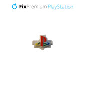 FixPremium - Retro tipka Home za PS5 DualSense, bijela