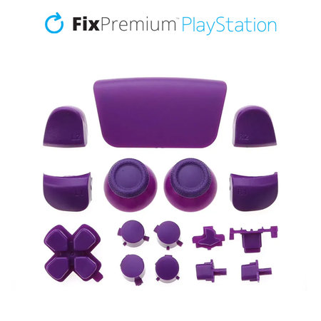 FixPremium - Dekorativni elementi za PS5 DualSense, ljubičasti