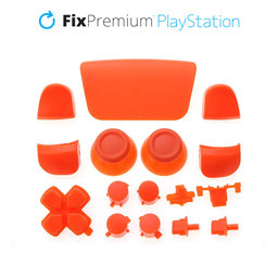 FixPremium - Dekorativni elementi za PS5 DualSense, narančasti