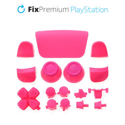FixPremium - Dekorativni elementi za PS5 DualSense, ružičasti