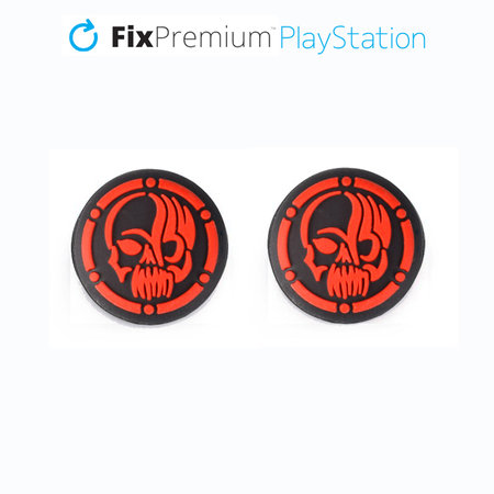 FixPremium - PS4/PS5 Skull Controller Grip Caps - Set 2 kom