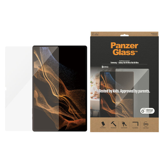 Kaljeno staklo UWF za Samsung Galaxy Tab S9 Ultra/Tab S8 Ultra, Prozirna, PanzerGlass
