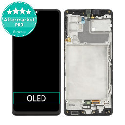 Samsung Galaxy A42 5G A426B - LCD zaslon + zaslon osjetljiv na dodir + okvir OLED (crni)