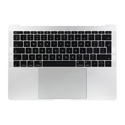 Apple MacBook Pro 13" A1708 (kasno 2016. - Sredina 2017.) - Gornji okvir tipkovnice + tipkovnica UK + mikrofon + trackpad + zvučnici (srebrni)