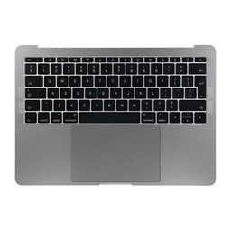 Apple MacBook Pro 13" A1708 (kasno 2016. - Sredina 2017.) - Gornji okvir tipkovnice + Tipkovnica UK + Mikrofon + Trackpad + Zvučnici (Space Gray)