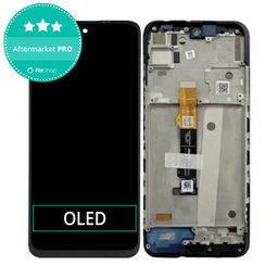 Motorola Moto G71 XT2169 - LCD zaslon + zaslon osjetljiv na dodir + okvir (željezno crni) OLED