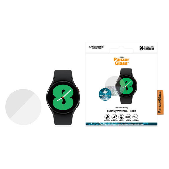 Kaljeno staklo Flat Glass AB za Samsung Galaxy Watch 4 40 mm, Prozirna, PanzerGlass