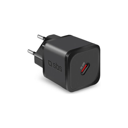 SBS - 30W adapter za punjenje USB-C, PD, crni