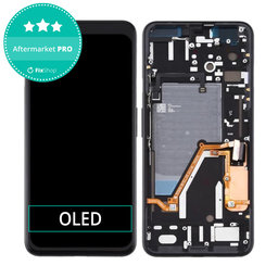 Google Pixel 4 XL - LCD zaslon + zaslon osjetljiv na dodir + okvir (crni) OLED