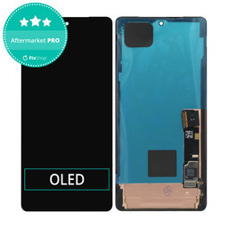 Google Pixel 7 Pro GP4BC GE2AE - LCD zaslon + zaslon osjetljiv na dodir + okvir (crni) OLED