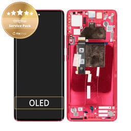 Motorola Edge 30 Fusion - LCD zaslon + zaslon osjetljiv na dodir + okvir (Viva Magenta) - 5D68C22034 Genuine Service Pack