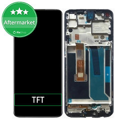 OnePlus Nord N10 5G - LCD zaslon + zaslon osjetljiv na dodir + okvir (crni) TFT