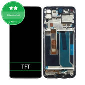 OnePlus Nord N10 5G - LCD zaslon + zaslon osjetljiv na dodir + okvir (Midnight Ice) TFT