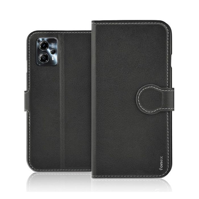 Fonex - Maska Book Identity za Motorola Moto G13 & G23, crna