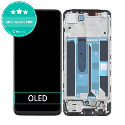 Realme 8 RMX3085 - LCD zaslon + zaslon osjetljiv na dodir + okvir (Cyber Black) OLED