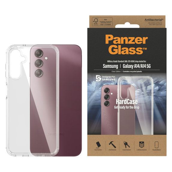 Maska HardCase AB za Samsung Galaxy A14/A14 5G, Prozirna, PanzerGlass