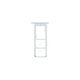 Samsung Galaxy A14 A145F - SIM ladica (srebrna) - GH81-23521A Genuine Service Pack