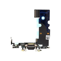 Apple iPhone SE (2. generacija 2020.) - Konektor za punjenje + fleksibilni kabel (crni)