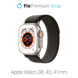 FixPremium - Trail Loop pašček za Apple Watch (38, 40 in 41mm), vesoljsko siva