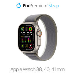 FixPremium - Strap Trail Loop za Apple Watch (38, 40 & 41 mm), siva