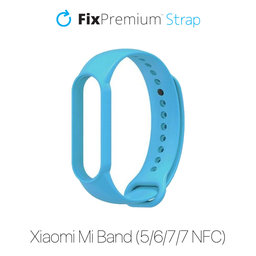 FixPremium - Silikonska narukvica za Xiaomi Mi Band (5/6/7/7 NFC), plava