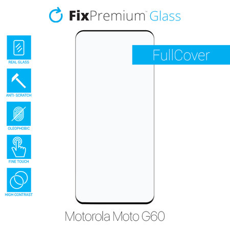 FixPremium FullCover Glass - Kaljeno staklo za Motorola Moto G60