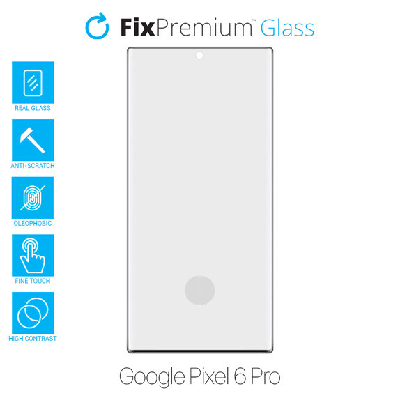 FixPremium FullCover Glass - Kaljeno staklo za Google Pixel 6 Pro