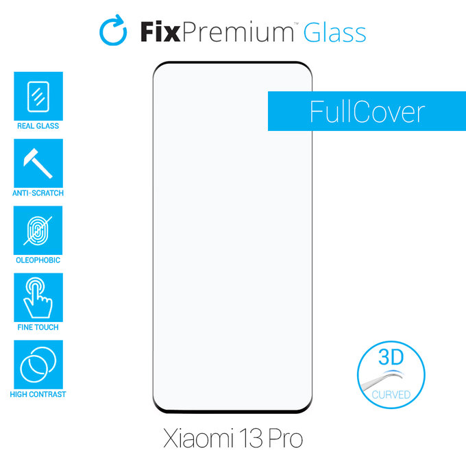 FixPremium Glass - 3D kaljeno staklo za Xiaomi 13 Pro