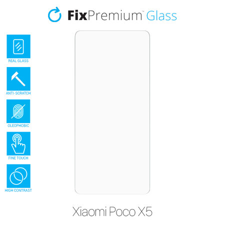FixPremium Glass - Kaljeno staklo za Poco X5
