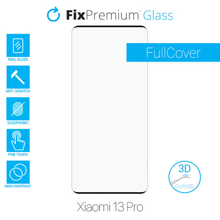 FixPremium FullCover Glass - 3D kaljeno staklo za Xiaomi 13 Pro