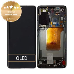 Xiaomi 13 Pro - LCD zaslon + zaslon osjetljiv na dodir + okvir (Ceramic Black) - Originalni servisni paket