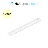 FixPremium - LED noćno svjetlo sa senzorom pokreta (toplo žuto), (0,3m), bijelo