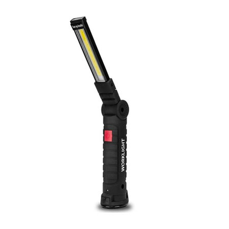 FixPremium - LED džepna svjetiljka za kampiranje, crna