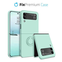 FixPremium - Maska Ring za Samsung Galaxy Z Flip 4, zelena