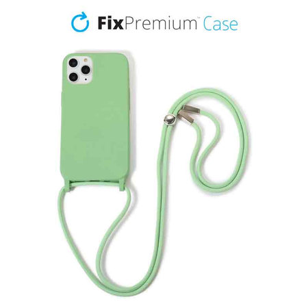 FixPremium - Silicon Case s String za iPhone 11 Pro, zelena