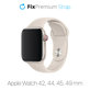 FixPremium - Silikonski remen za Apple Watch (42, 44, 45 & 49 mm), zlatni