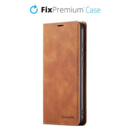 FixPremium - Maska Business Wallet za Samsung Galaxy S22, braon