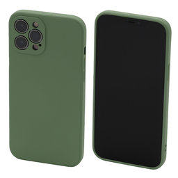 FixPremium - Gumiran ovitek za iPhone 11 Pro, zelen