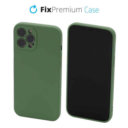 FixPremium - Maska Rubber za iPhone 12 Pro Max, zelena