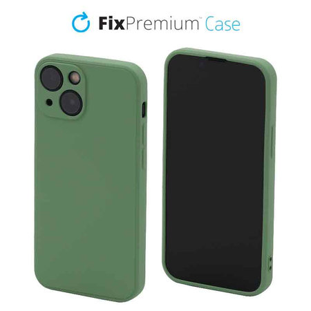 FixPremium - Maska Rubber za iPhone 13 mini, zelena