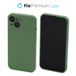 FixPremium - Maska Rubber za iPhone 13 & 14, zelena