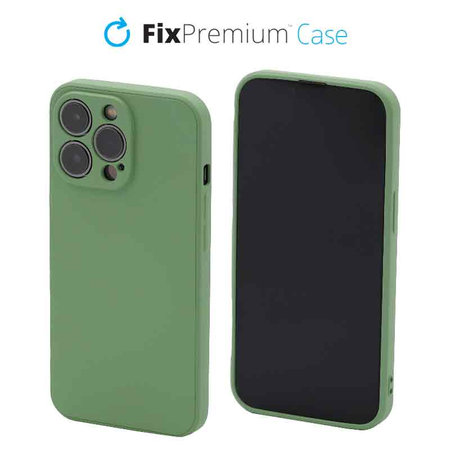 FixPremium - Maska Rubber za iPhone 13 Pro, zelena