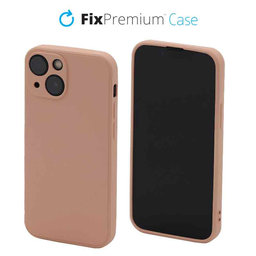 FixPremium - Maska Rubber za iPhone 13 mini, narančasta