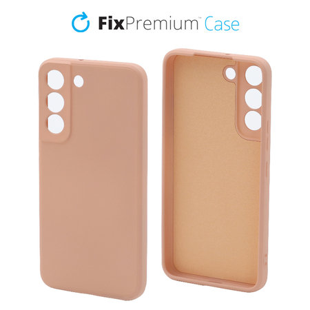 FixPremium - Maska Guma za Samsung Galaxy S22, lososova