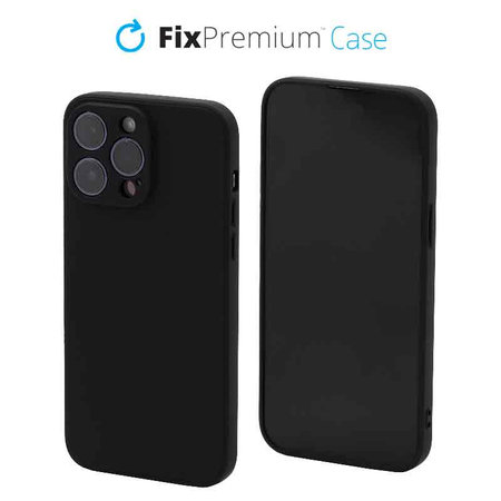 FixPremium - Maska Rubber za iPhone 13 Pro Max, crna