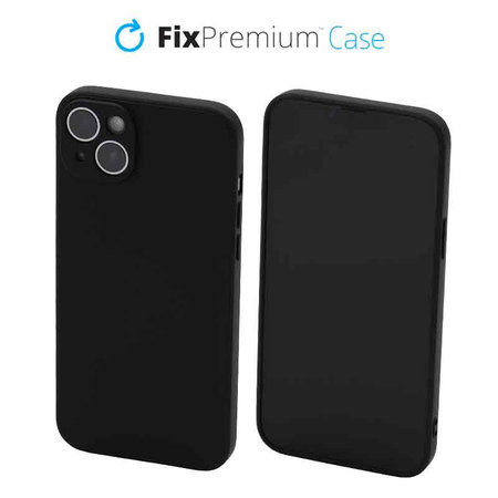 FixPremium - Maska Rubber za iPhone 14 Plus, crna