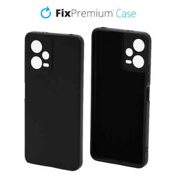 FixPremium - Maska Rubber za Xiaomi Redmi Note 12 5G, crna